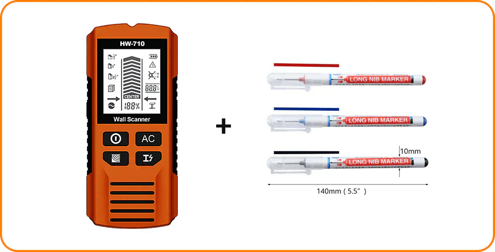 🪛Multifunctional Handheld Metal & Wall Detector